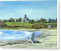 Second Beach Newport Rhode Island - Canvas Print