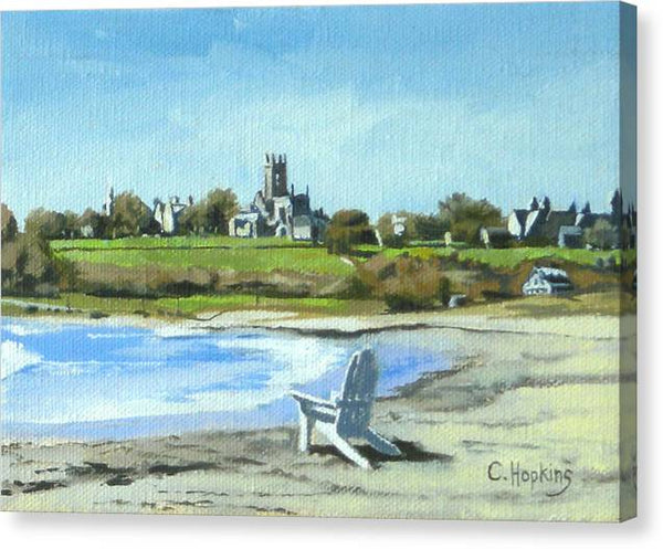 Second Beach Newport Rhode Island - Canvas Print