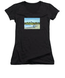 Second Beach Newport Rhode Island - Women's V-Neck