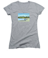 Second Beach Newport Rhode Island - Women's V-Neck