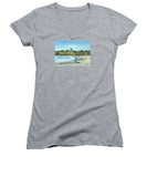 Second Beach Newport Rhode Island - Women's V-Neck
