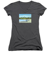 Second Beach Newport Rhode Island - Women's V-Neck