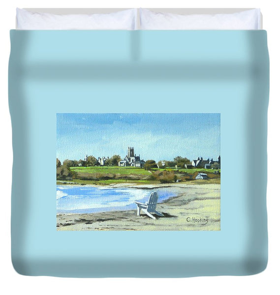 Second Beach Newport Rhode Island - Duvet Cover