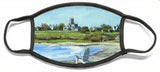 Second Beach Newport Rhode Island - Face Mask