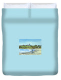 Second Beach Newport Rhode Island - Duvet Cover