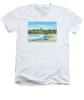 Second Beach Newport Rhode Island - Men's V-Neck T-Shirt