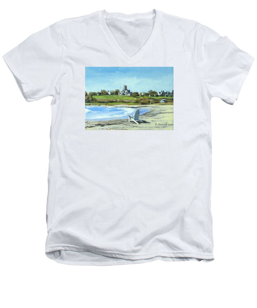 Second Beach Newport Rhode Island - Men's V-Neck T-Shirt