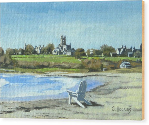 Second Beach Newport Rhode Island - Wood Print