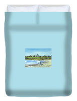 Second Beach Newport Rhode Island - Duvet Cover