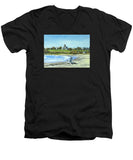 Second Beach Newport Rhode Island - Men's V-Neck T-Shirt