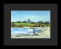 Second Beach Newport Rhode Island - Framed Print