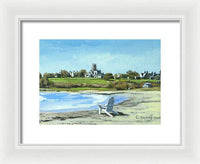 Second Beach Newport Rhode Island - Framed Print
