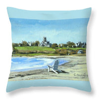 Second Beach Newport Rhode Island - Throw Pillow