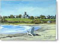 Second Beach Newport Rhode Island - Greeting Card