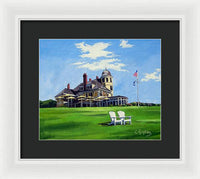 Castle Hill Inn Newport Rhode Island - Framed Print