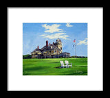 Castle Hill Inn Newport Rhode Island - Framed Print