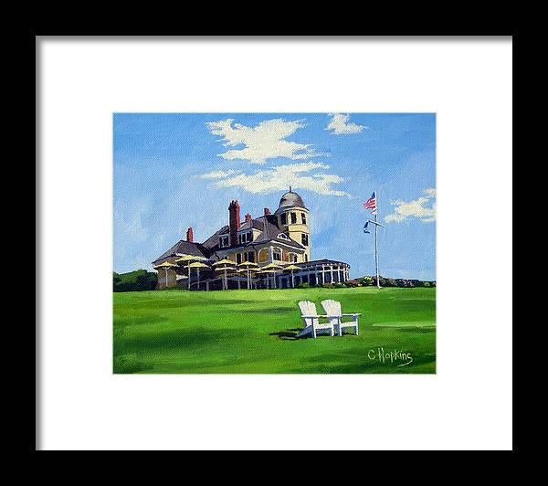Castle Hill Inn Newport Rhode Island - Framed Print