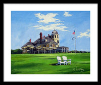Castle Hill Inn Newport Rhode Island - Framed Print