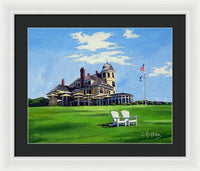 Castle Hill Inn Newport Rhode Island - Framed Print