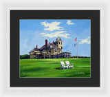 Castle Hill Inn Newport Rhode Island - Framed Print