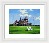 Castle Hill Inn Newport Rhode Island - Framed Print