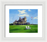 Castle Hill Inn Newport Rhode Island - Framed Print