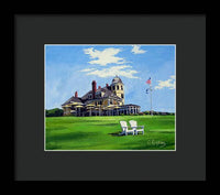 Castle Hill Inn Newport Rhode Island - Framed Print
