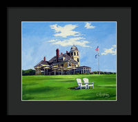 Castle Hill Inn Newport Rhode Island - Framed Print