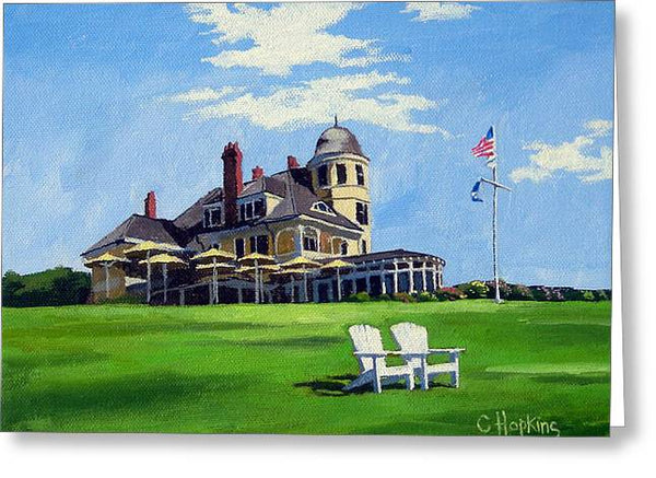 Castle Hill Inn Newport Rhode Island - Greeting Card
