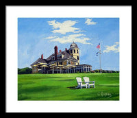 Castle Hill Inn Newport Rhode Island - Framed Print