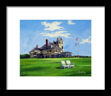 Castle Hill Inn Newport Rhode Island - Framed Print