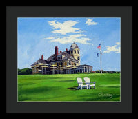 Castle Hill Inn Newport Rhode Island - Framed Print