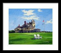 Castle Hill Inn Newport Rhode Island - Framed Print