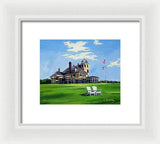 Castle Hill Inn Newport Rhode Island - Framed Print
