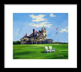 Castle Hill Inn Newport Rhode Island - Framed Print