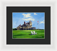 Castle Hill Inn Newport Rhode Island - Framed Print