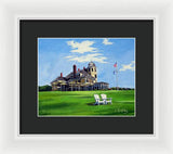 Castle Hill Inn Newport Rhode Island - Framed Print