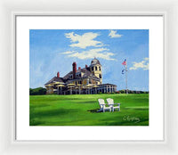 Castle Hill Inn Newport Rhode Island - Framed Print