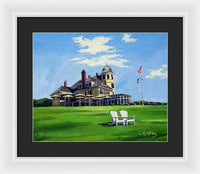 Castle Hill Inn Newport Rhode Island - Framed Print