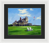 Castle Hill Inn Newport Rhode Island - Framed Print