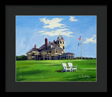 Castle Hill Inn Newport Rhode Island - Framed Print