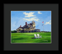 Castle Hill Inn Newport Rhode Island - Framed Print