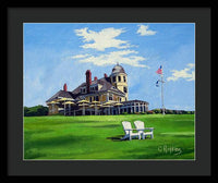 Castle Hill Inn Newport Rhode Island - Framed Print