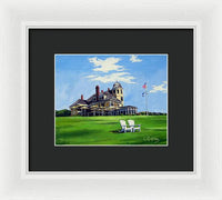 Castle Hill Inn Newport Rhode Island - Framed Print