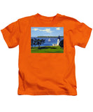 Goat Island Lighthouse Newport Rhode Island - Kids T-Shirt