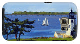 Goat Island Lighthouse Newport Rhode Island - Phone Case