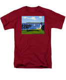 Goat Island Lighthouse Newport Rhode Island - Men's T-Shirt  (Regular Fit)