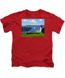 Goat Island Lighthouse Newport Rhode Island - Kids T-Shirt