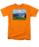 Goat Island Lighthouse Newport Rhode Island - Men's T-Shirt  (Regular Fit)