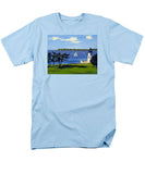 Goat Island Lighthouse Newport Rhode Island - Men's T-Shirt  (Regular Fit)